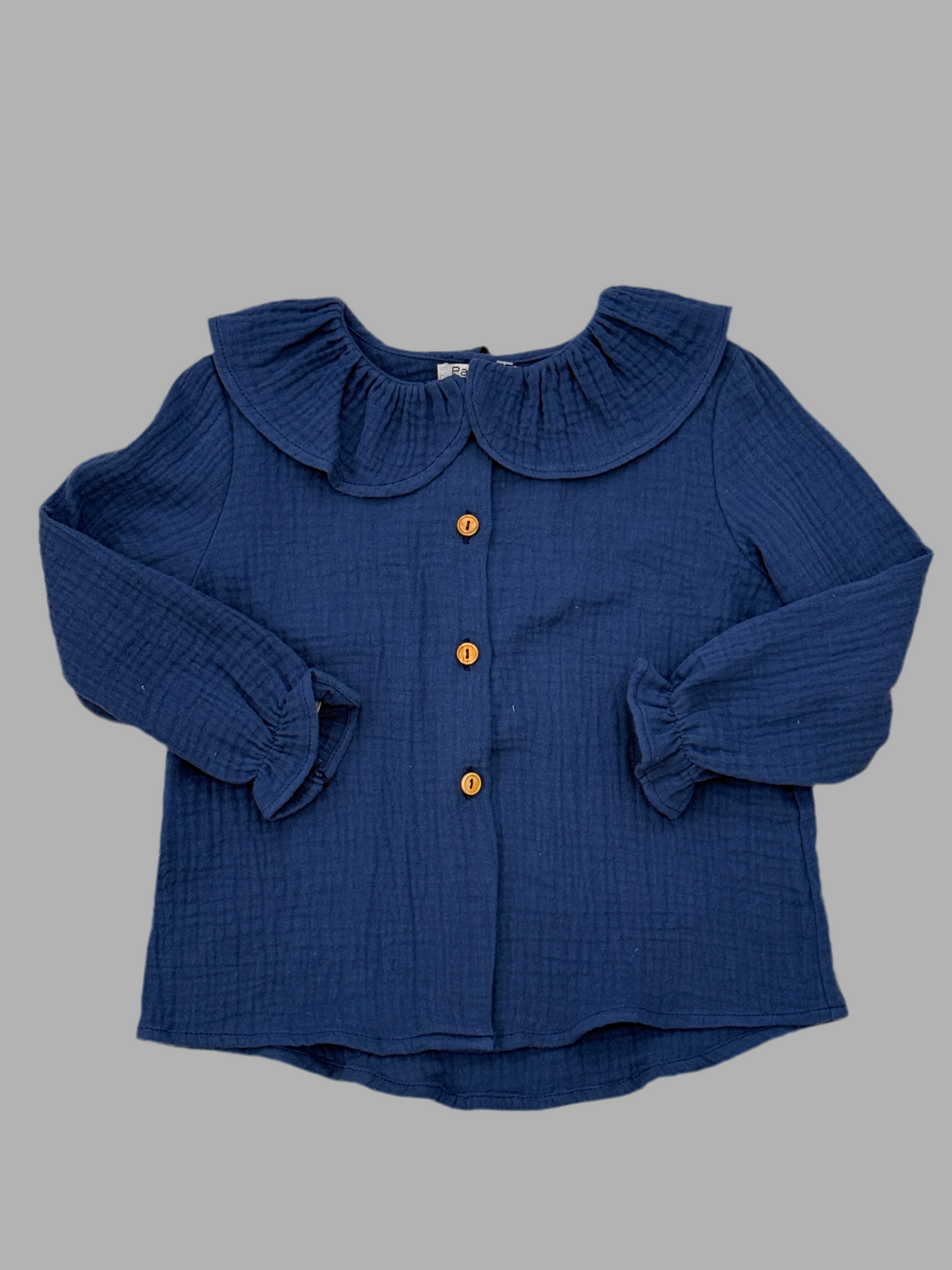 Camisa bambula azul