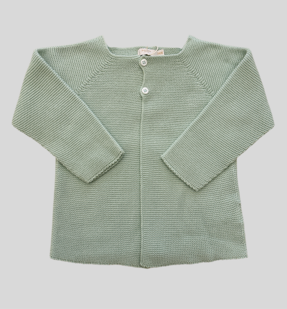 Chaqueta punto verde manzana