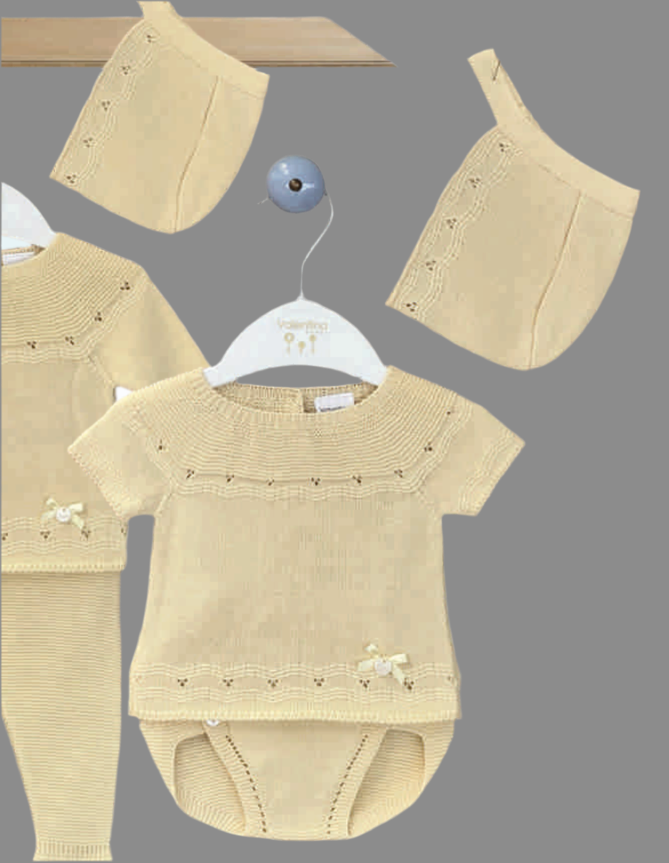 Conjunto amarillo empolvado Valentina