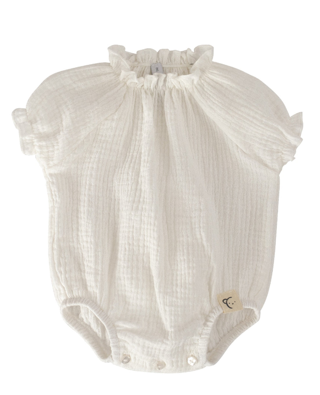 Pelele bambula en color blanco