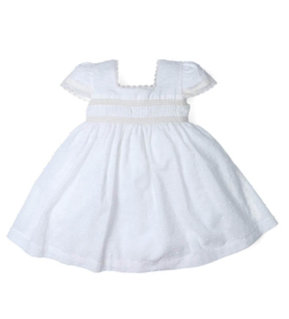 Vestido plumeti con lazo espalda colección BB