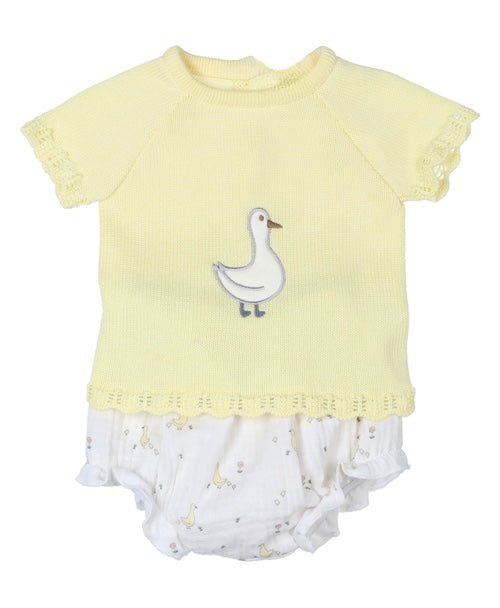 Conjunto perlé  patitos