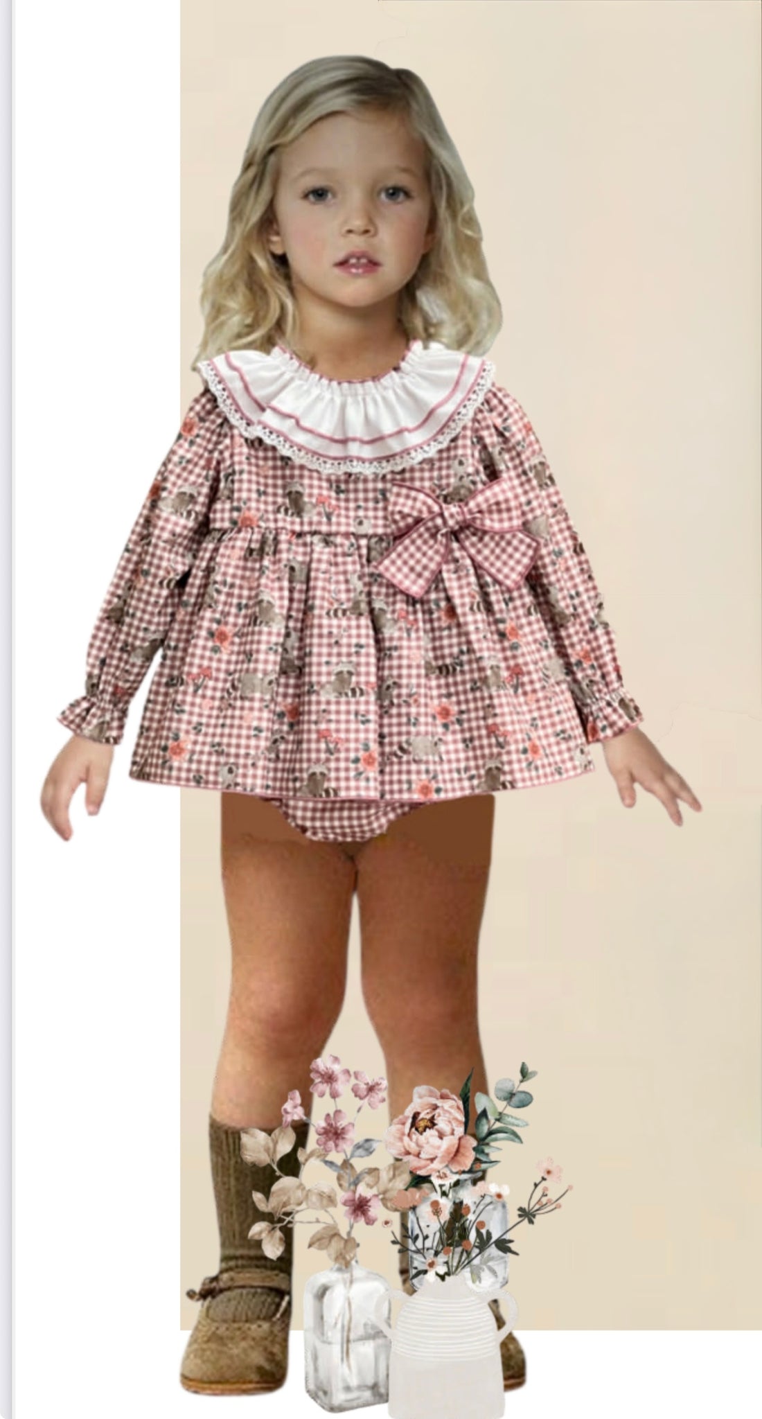 Vestido con braguitas Garden Valentina