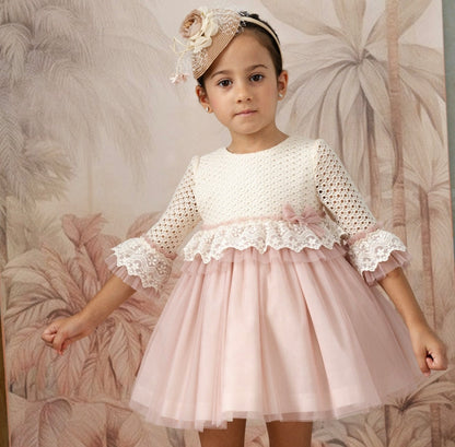 Vestido manga colección Peonía
