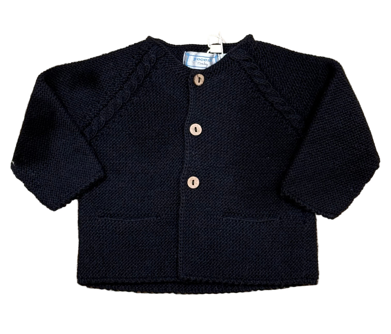 Chaqueta punto en color marino