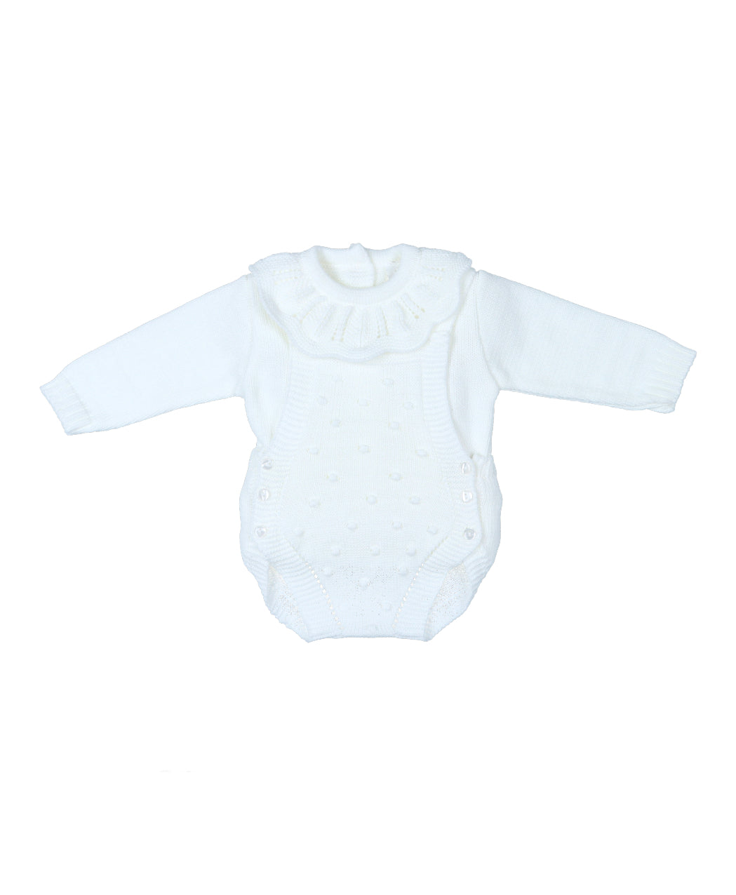 Jersey y peto en punto blanco