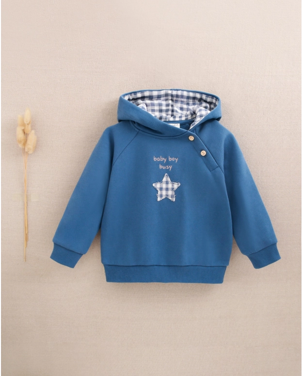 Sudadera bebé colección bosque azul