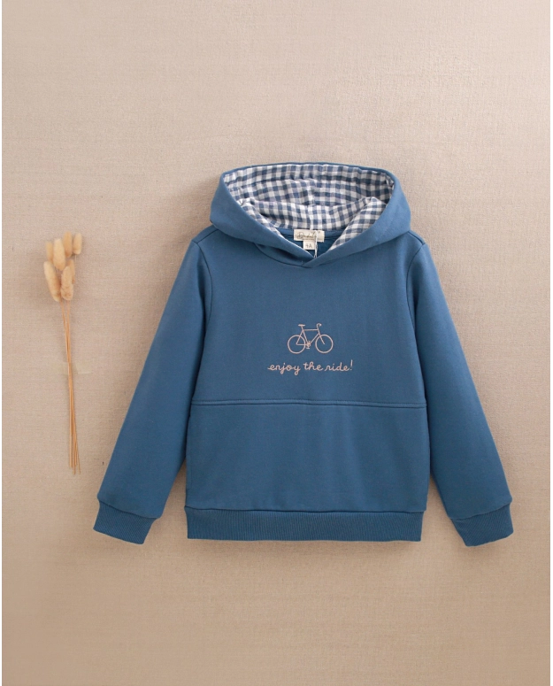 Sudadera niño colección bosque azul