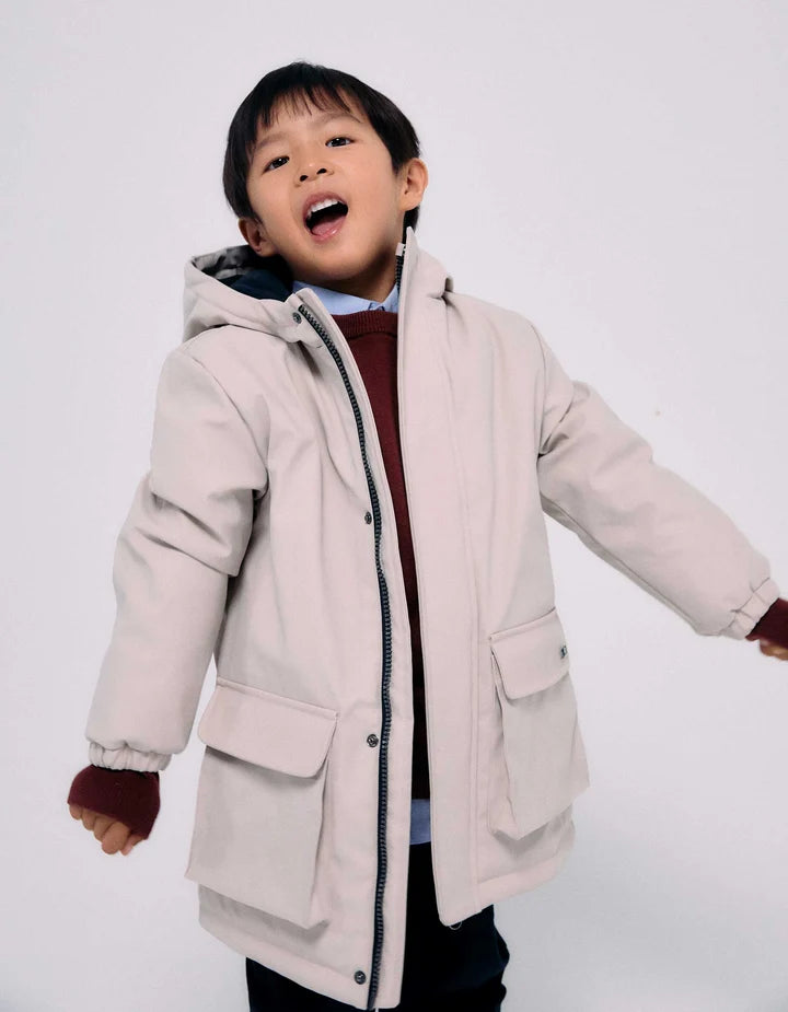 Parka acolchada con capucha