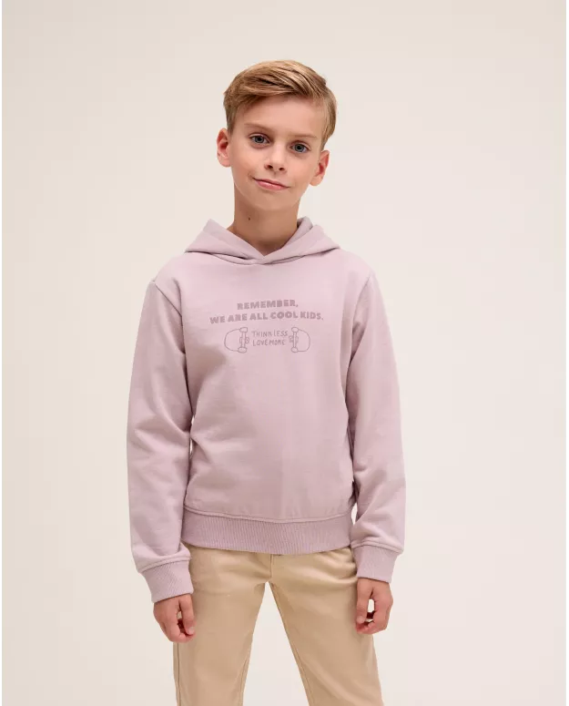 Sudadera malva colección Chic and cool