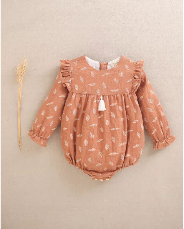 Ranita teja con estampado y detalle borla Re-Conected