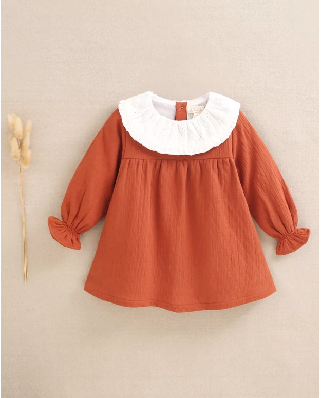 Vestido bebé teja Re-conected