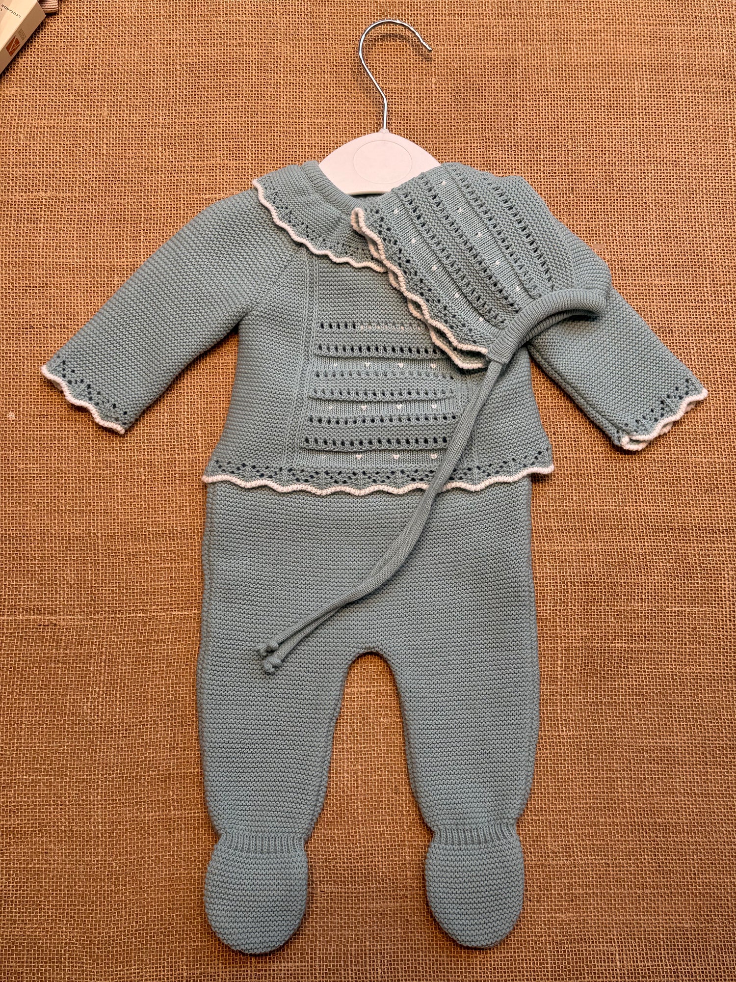 Tres piezas punto verde