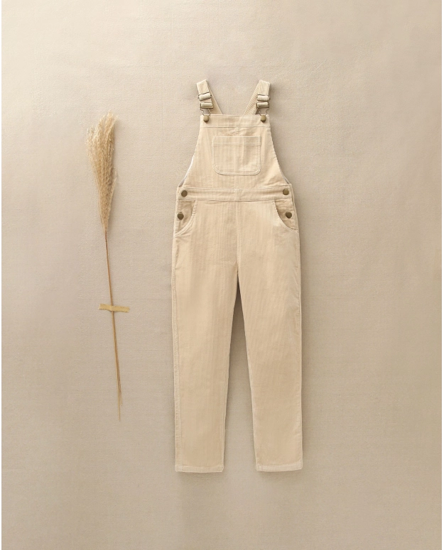 Peto niña en pana beige