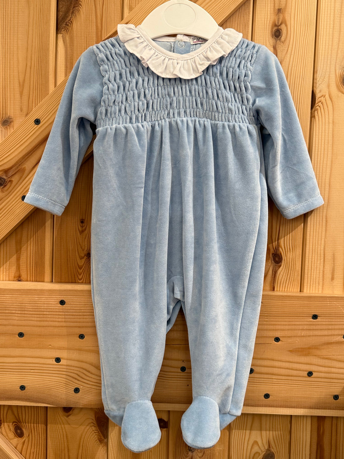 Pijama piel de melocotón azul