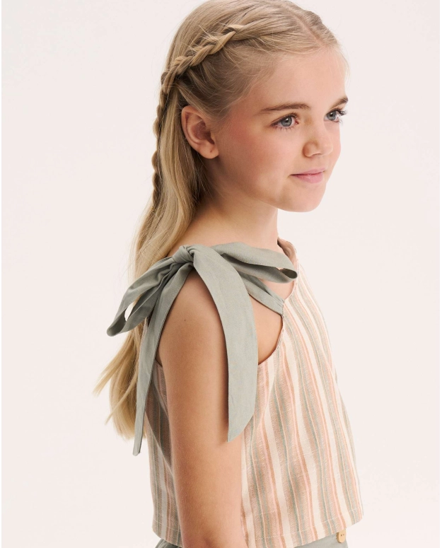 Blusa rayas asimétrica Suave Primavera