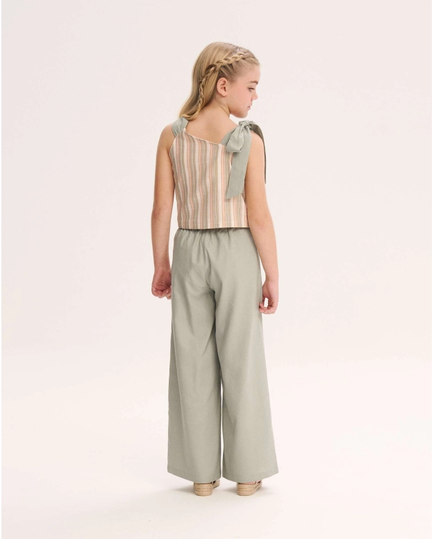 Blusa rayas asimétrica Suave Primavera