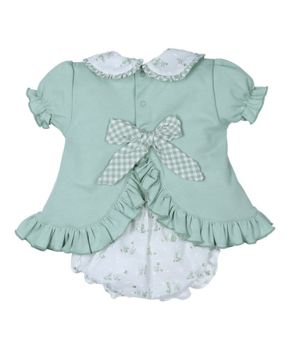Conjunto bebé niña colección Pradera