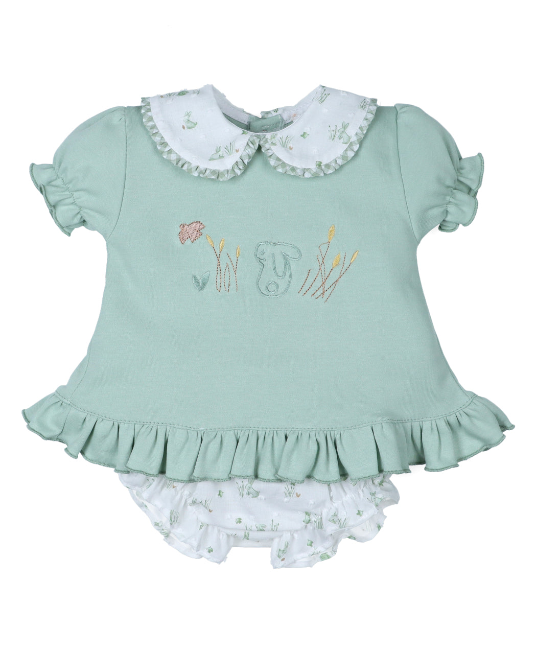Conjunto bebé niña colección Pradera
