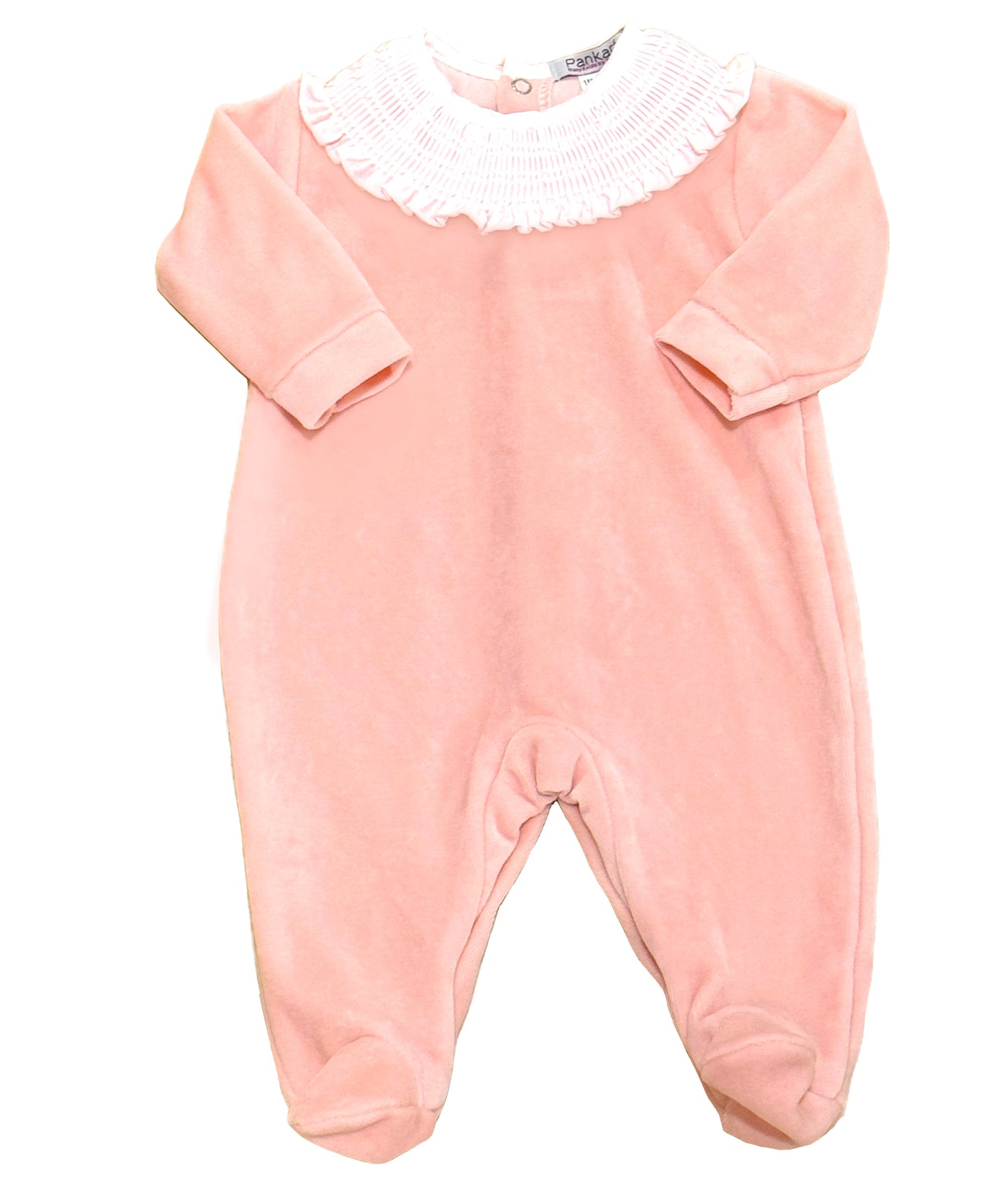 Pijama piel de melocotón rosa