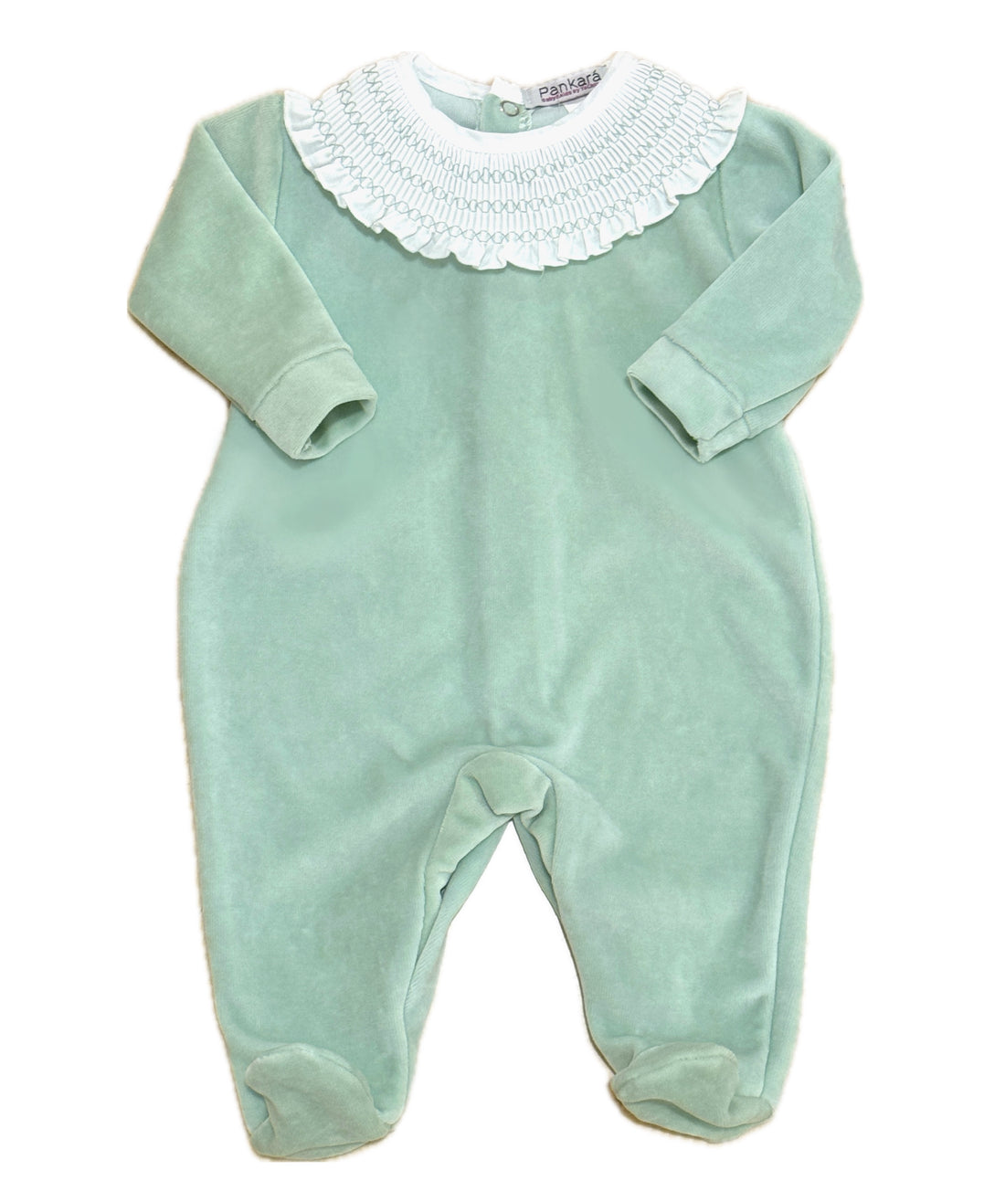 Pijama piel de melocotón verde