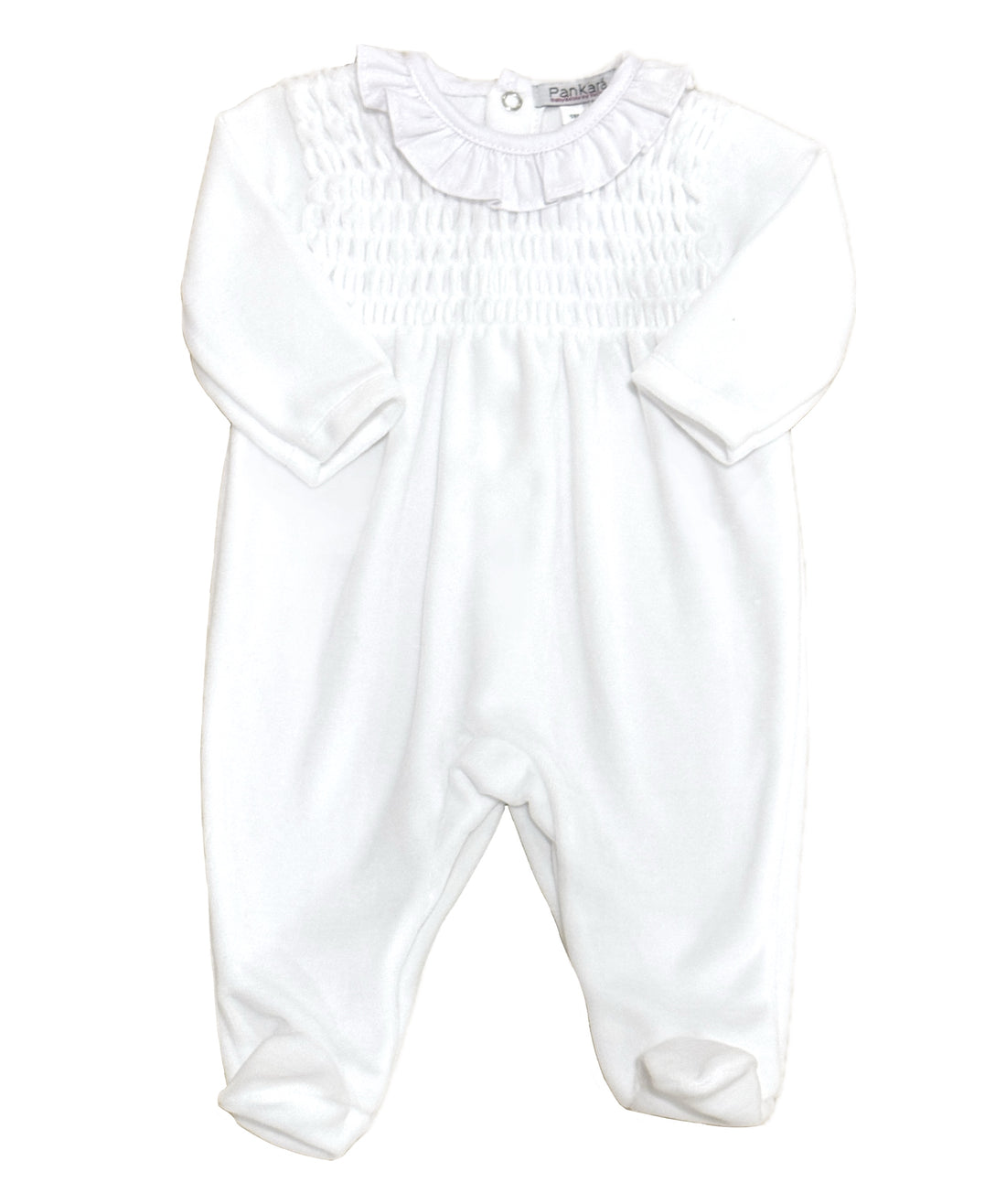 Pijama piel de melocotón blanco