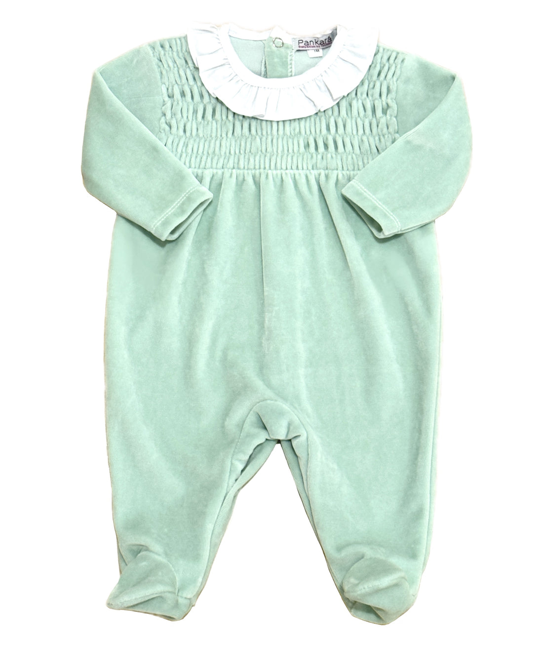 Pijama piel de melocotón verde