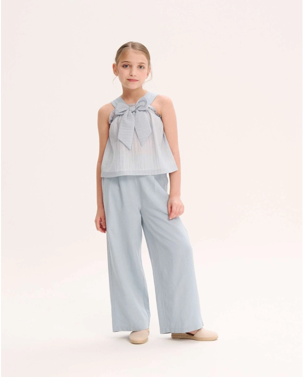 BLUSA DE NIÑA AZUL colección sweet