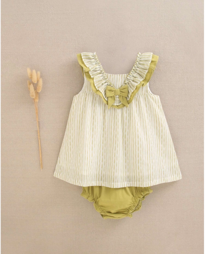 Vestido de bebé rayas colección Citrus