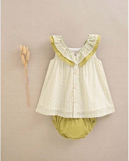 Vestido de bebé rayas colección Citrus