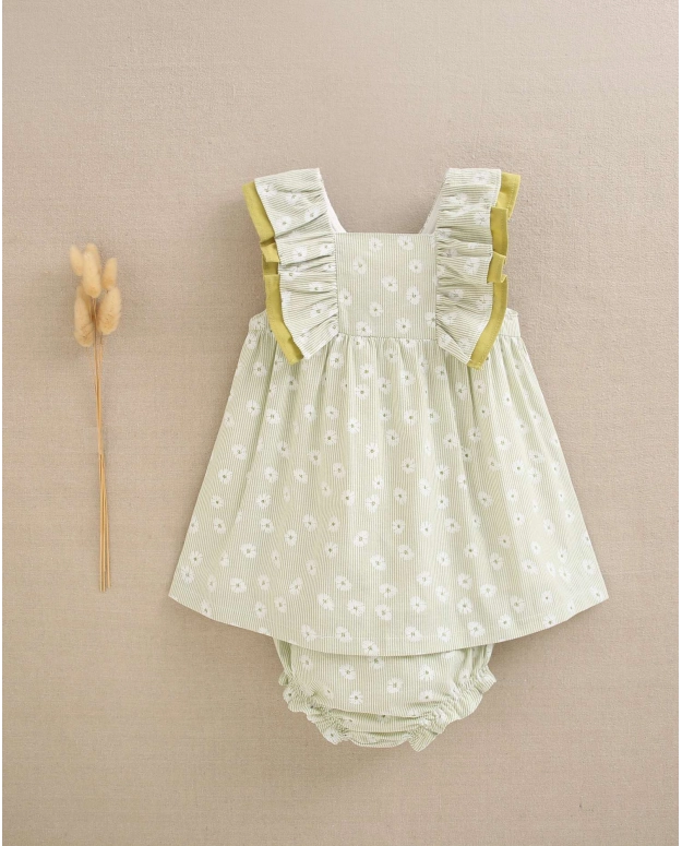 Vestido de bebé flores colección citrus