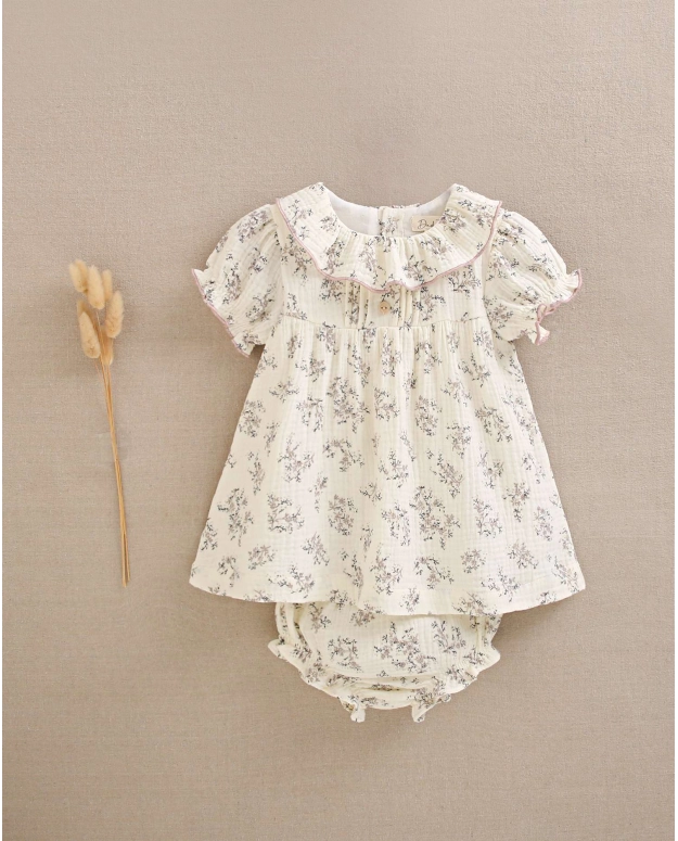 Vestido de bebé colección Hill
