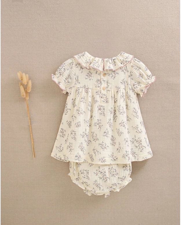 Vestido de bebé colección Hill