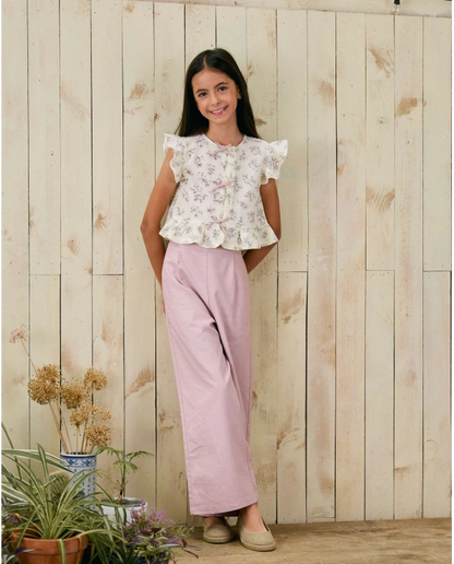 Blusa de niña flores colección Hill