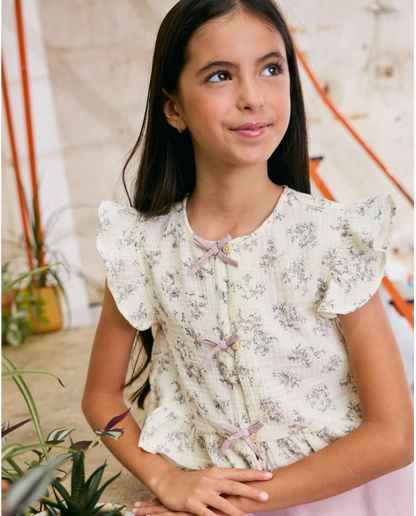 Blusa de niña flores colección Hill