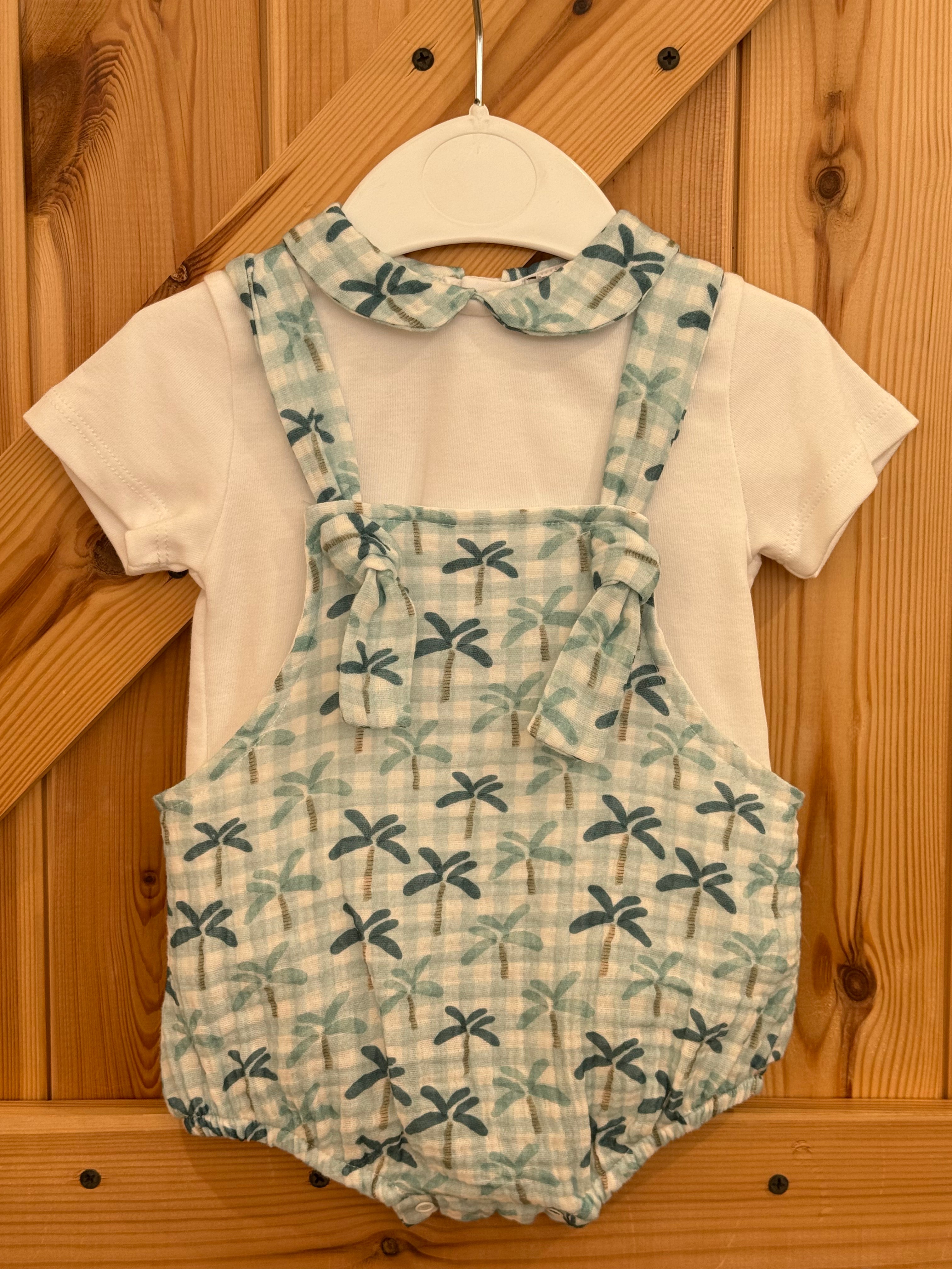 Conjunto bebé niño palmera