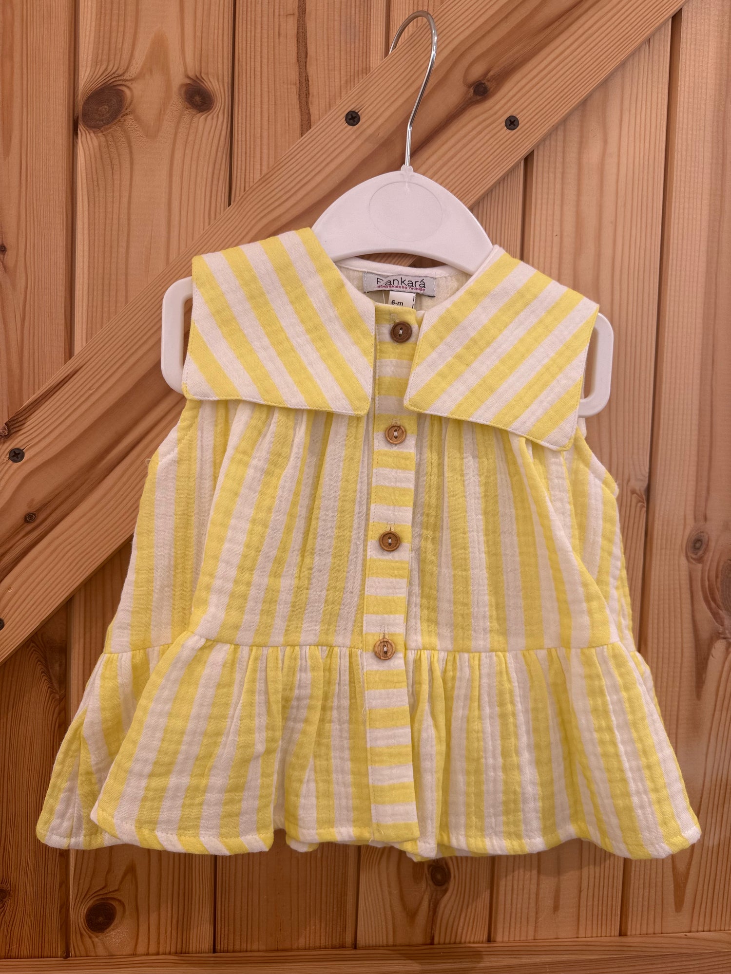 Vestido bebé colección Altea amarillo