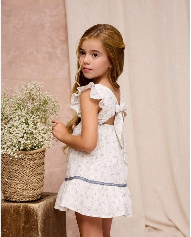 Vestido niña flores