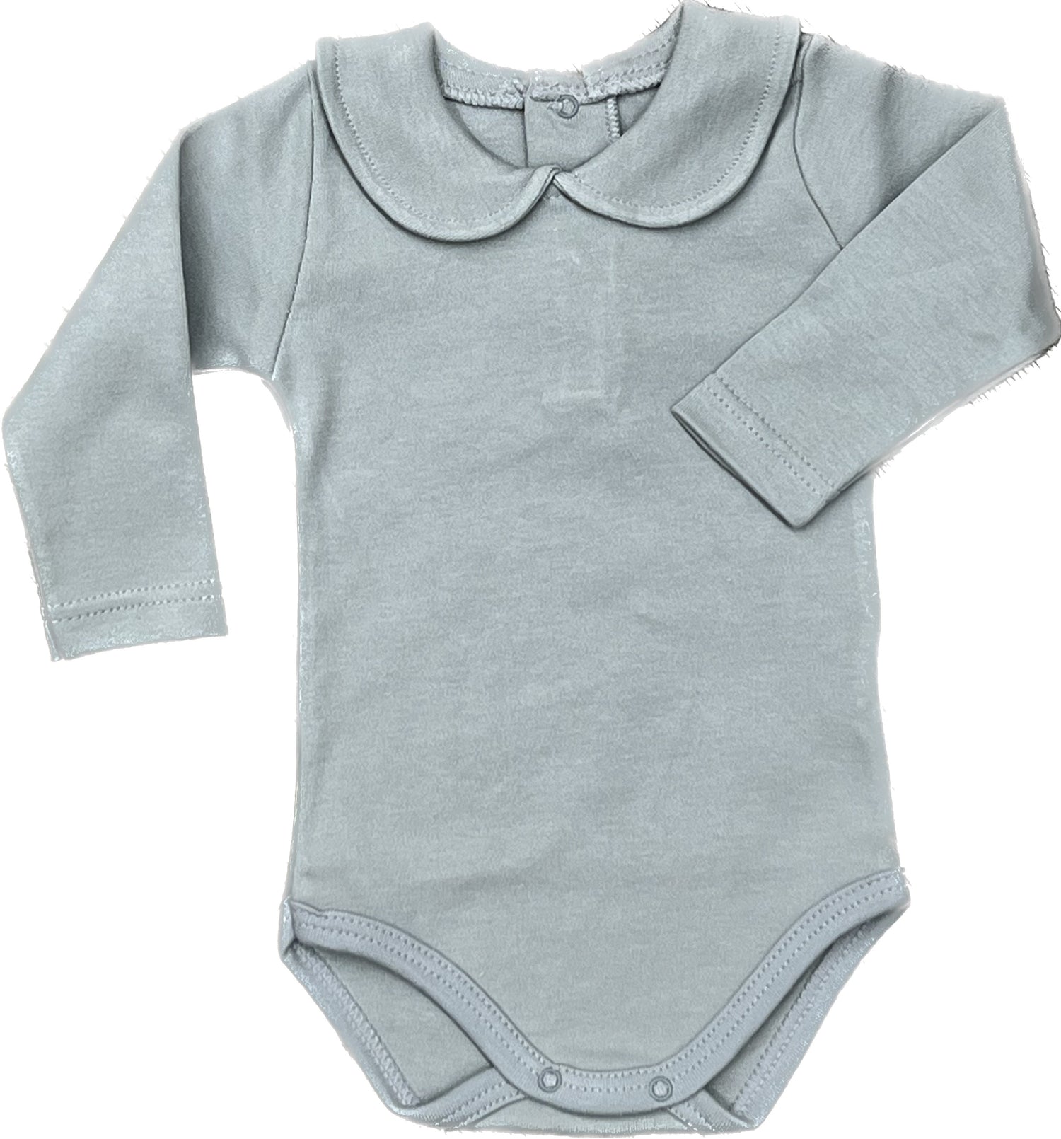 Body cuello bebé color gris