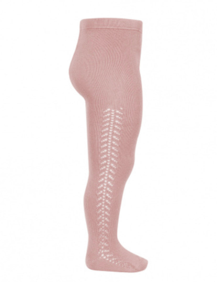 LEOTARDO CÓNDOR LANA CÁLIDA CALADO LATERAL ROSA PALO